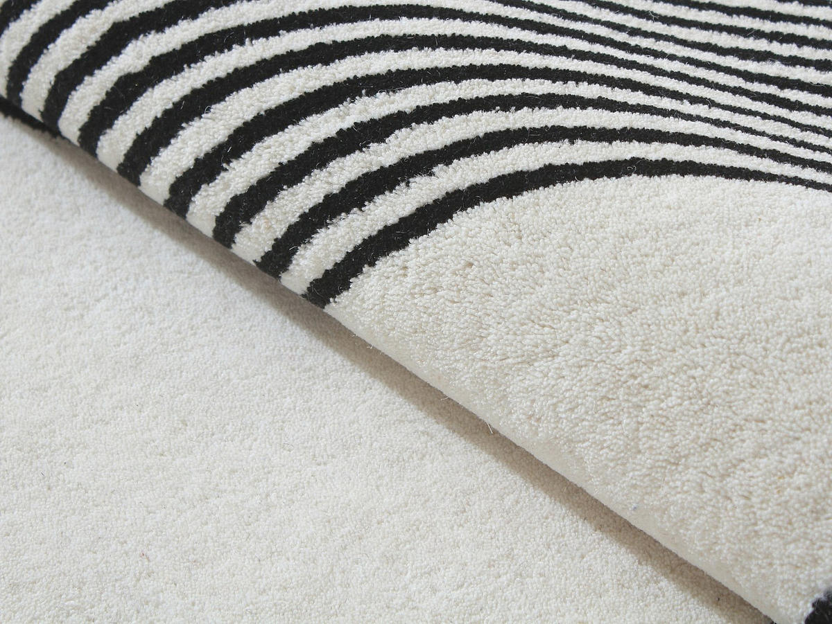 WOHNZIMMERTEPPICH - 230 cm x 160 cm - stoff - weiß Noceno - Weiß, Textil (230/160cm) - Vente-Unique