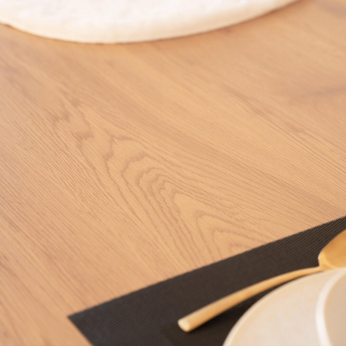 ESSTISCH Eckig AVENCIA inkl. U-Fuß - 240 x 120 cm Light Oak - Hellbraun, Holz (240/120/4cm) - Home Deluxe
