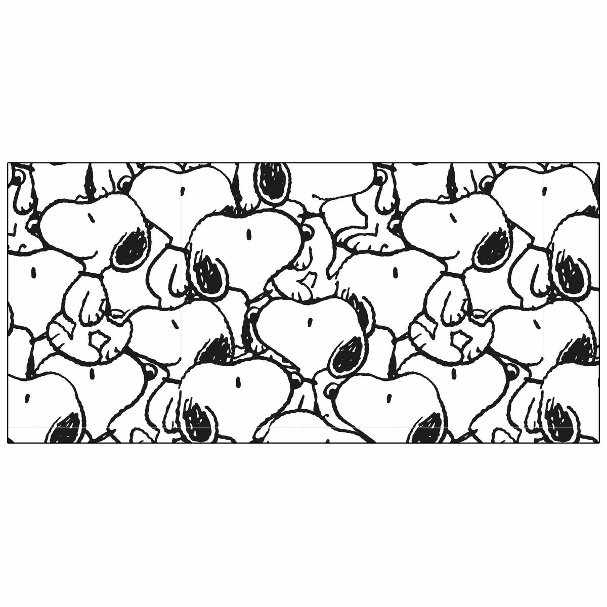 KAFFEEBECHER The Peanuts Snoopy Schwarz/Weiß 280 ml - Multicolor, Keramik (0.28L) - United Labels