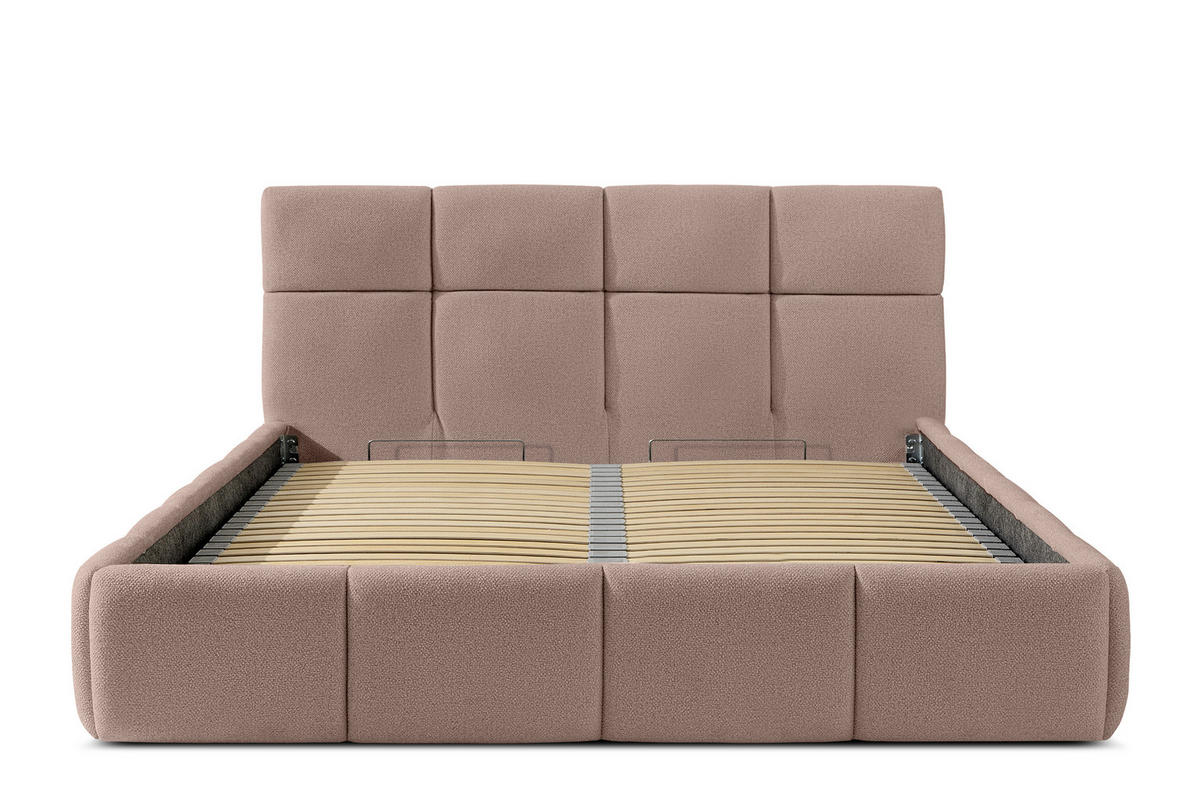 POLSTERBETT ALTOS, rosa - Rosa, Holz/Holzwerkstoff (160/200cm) - KONSIMO®