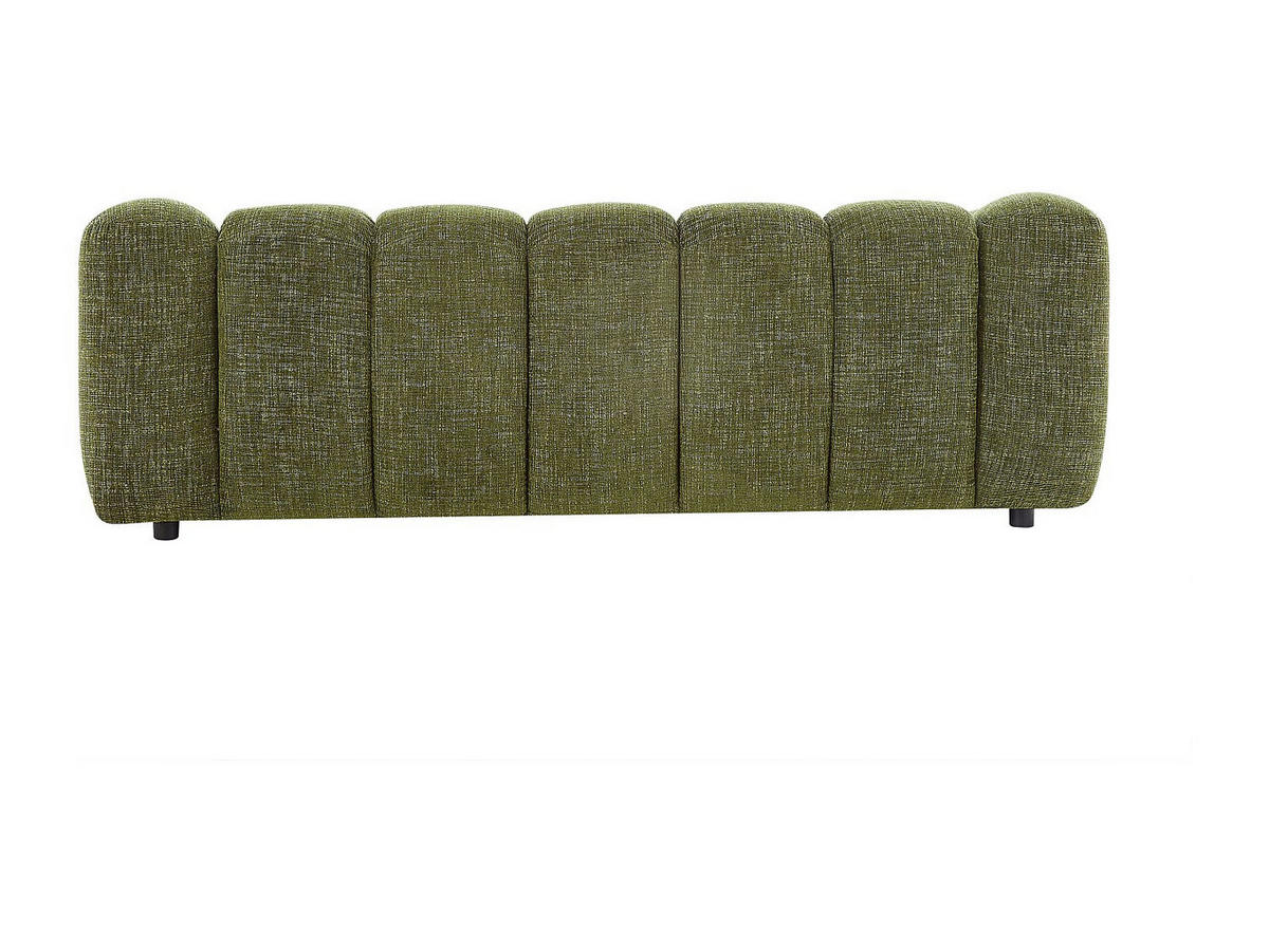SOFA - 3 Personen - stoff - grün Nelimar - Grün, Kunststoff/Textil (220/73/96cm) - Vente-Unique