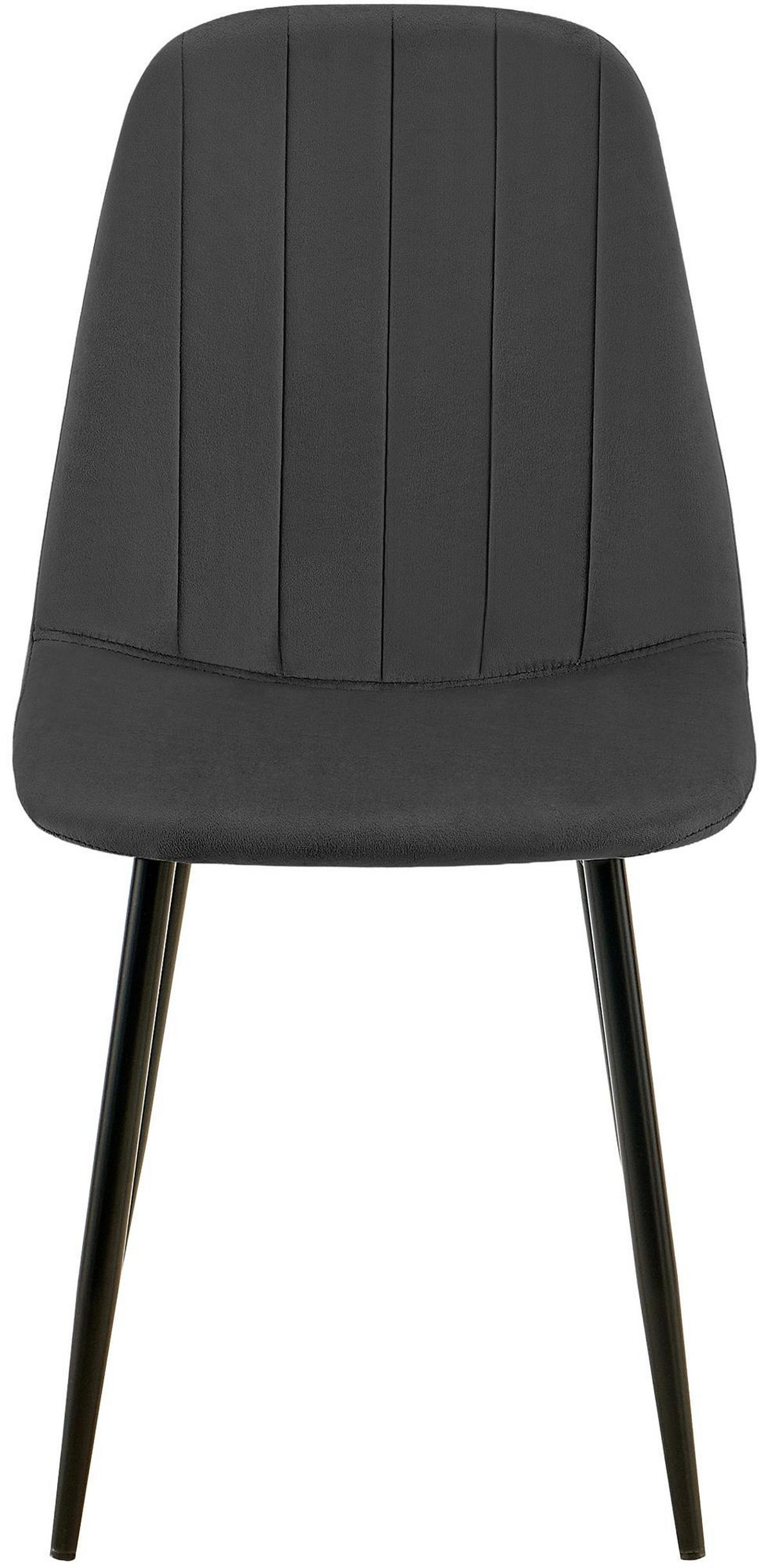 ESSZIMMERSTUHL Baxter 88x45x54 cm dunkelgrau - Dunkelgrau, Metall (45/88/54cm) - furnicato