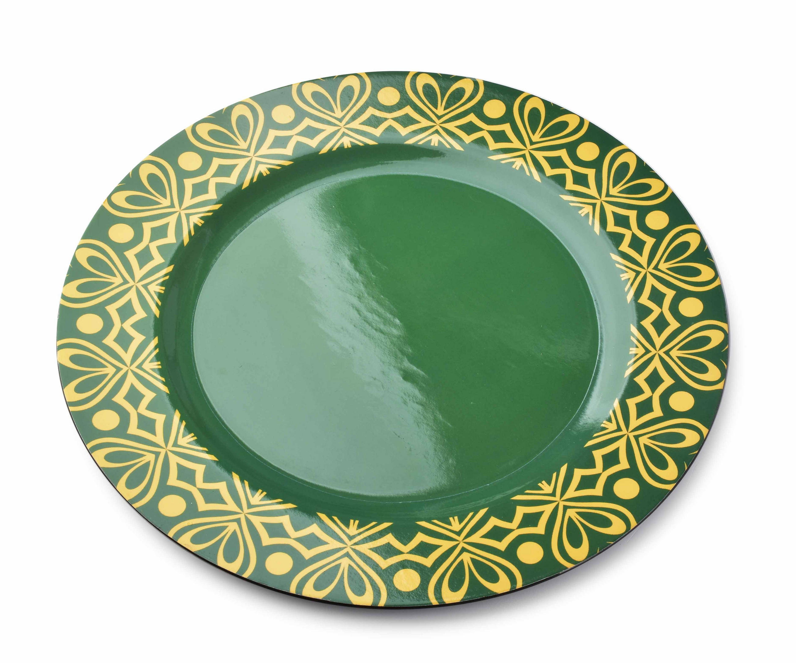 UNTERSETZER Blanche Colours Grün 33/33/2 cm Kunstoff - Grün, Kunststoff (2cm) - Mondex