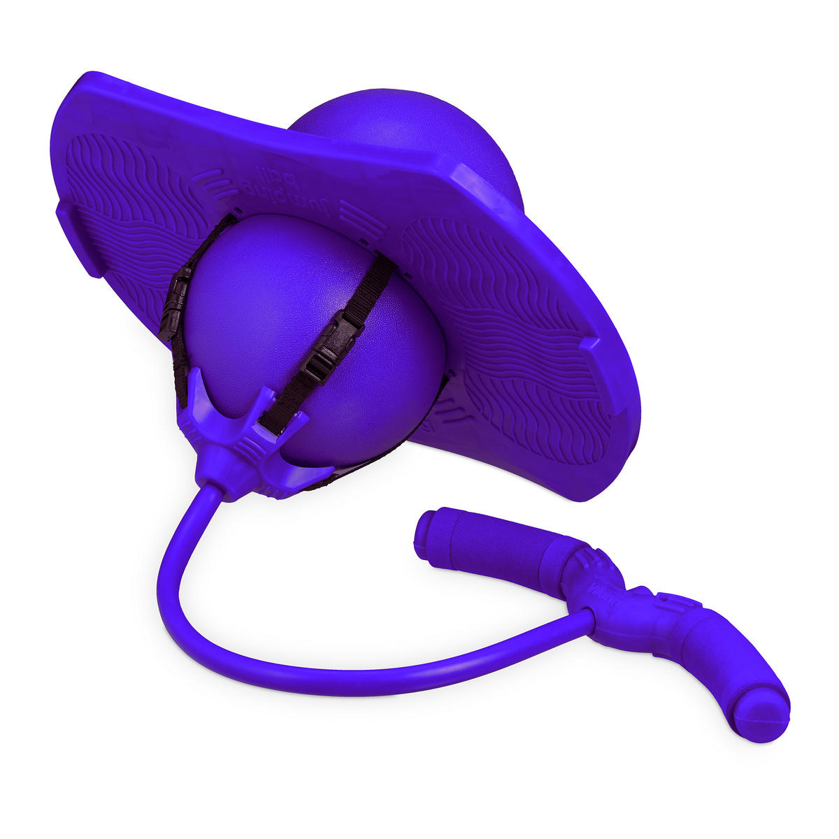 POGO-BALL - Lila, Kunststoff (39/29cm) - Relaxdays