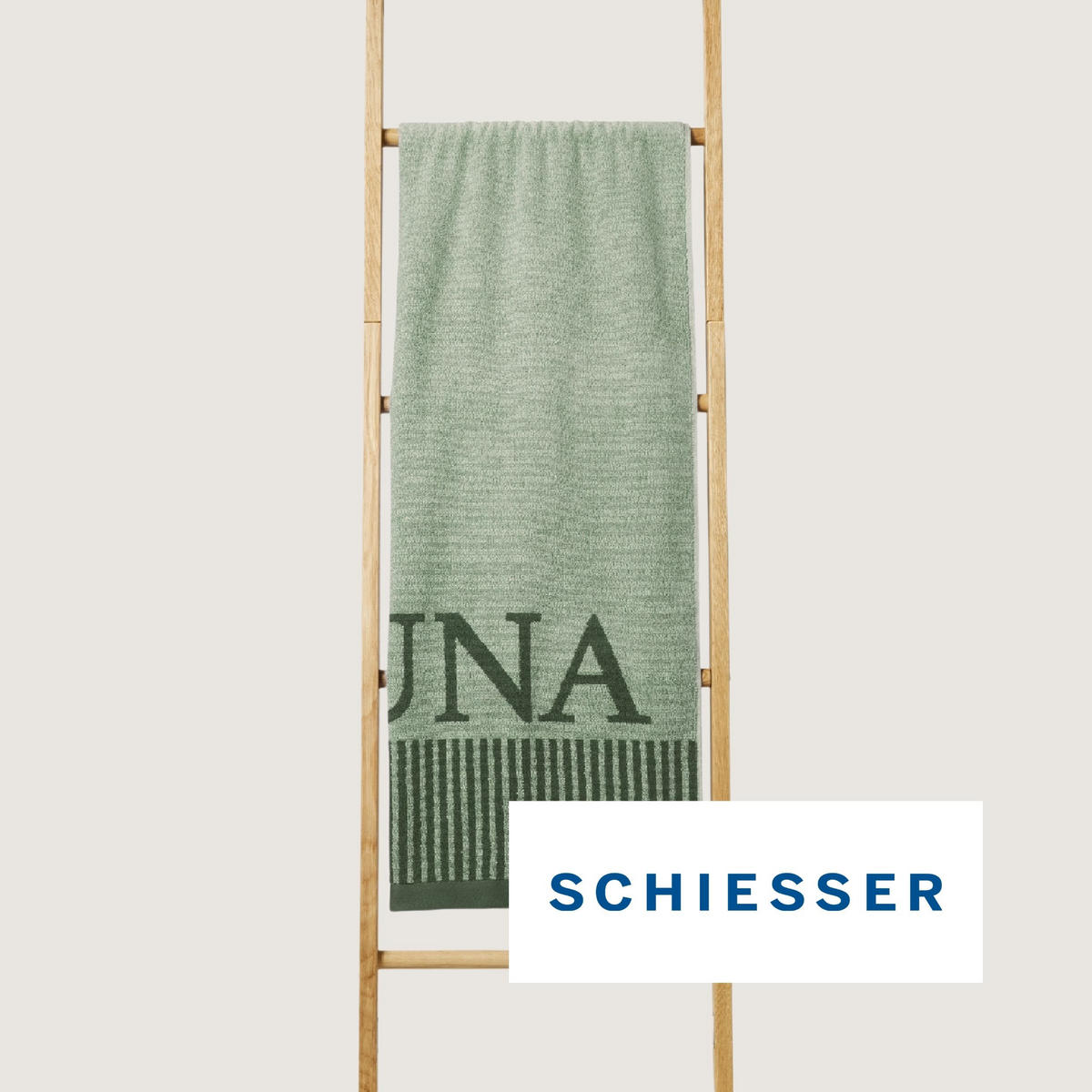 SAUNATUCH Rom - 75x200 cm - Hellgrün - Hellgrün, Textil (75/200cm) - SCHIESSER