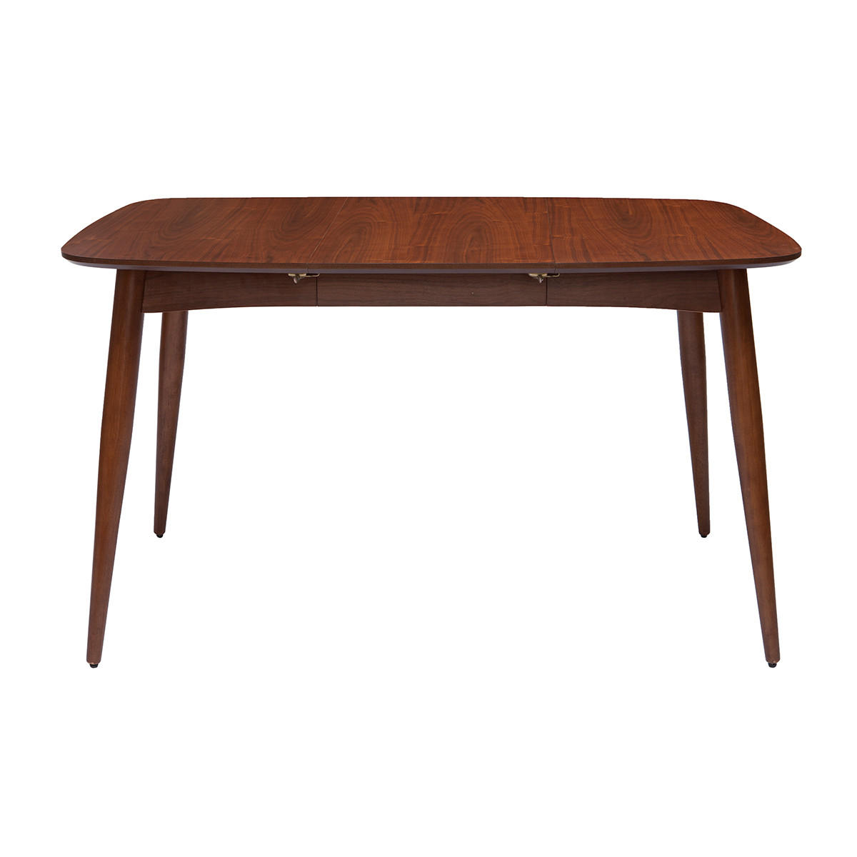 ESSTISCH Ausziehbar Nussbaum 90x130 NORDECO - Walnussfarben, Holz (90/90/75cm) - Miliboo