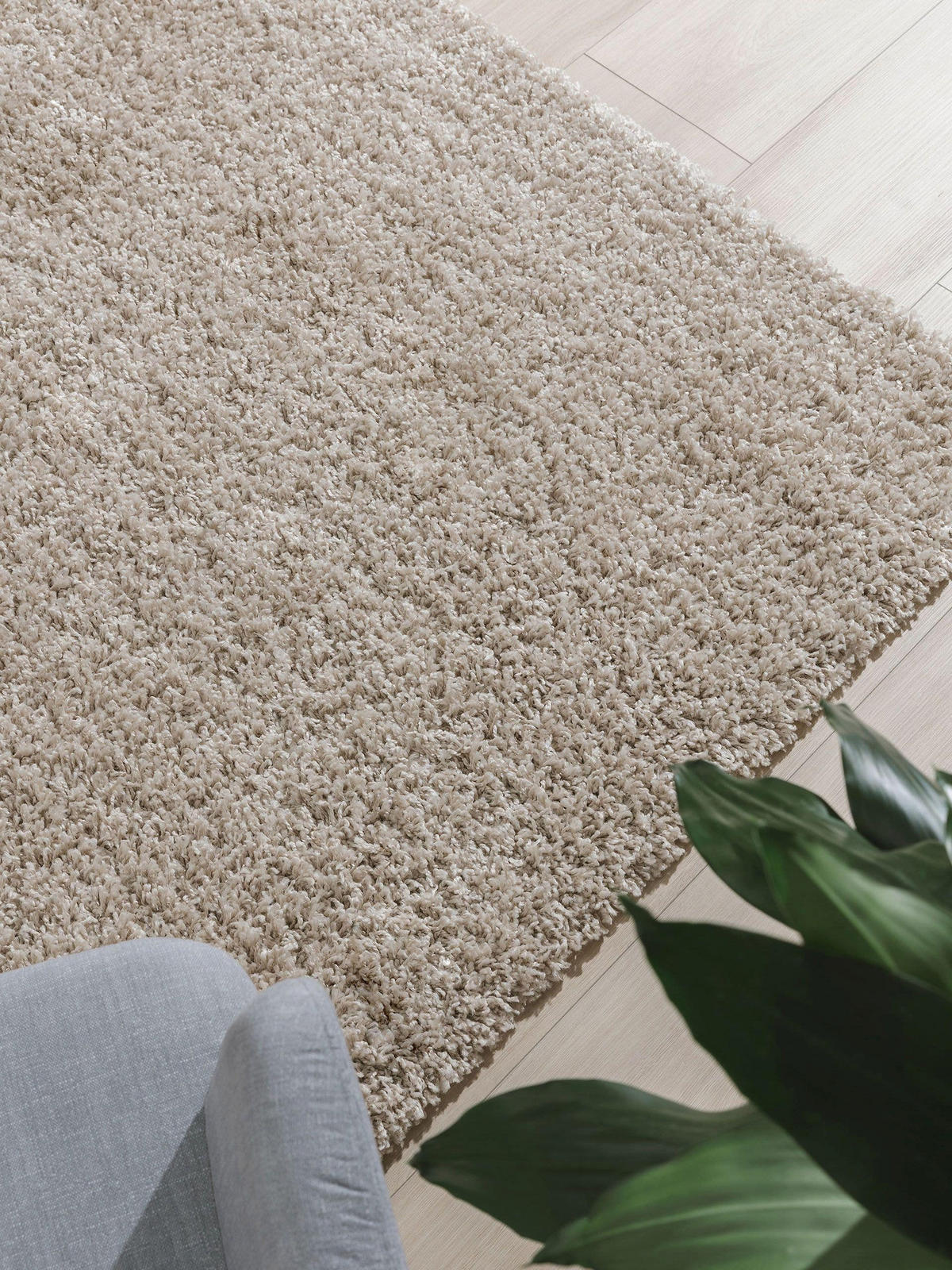 HOCHFLORTEPPICH Soho Beige 80x150 cm - Beige, Kunststoff (80/150cm) - benuta