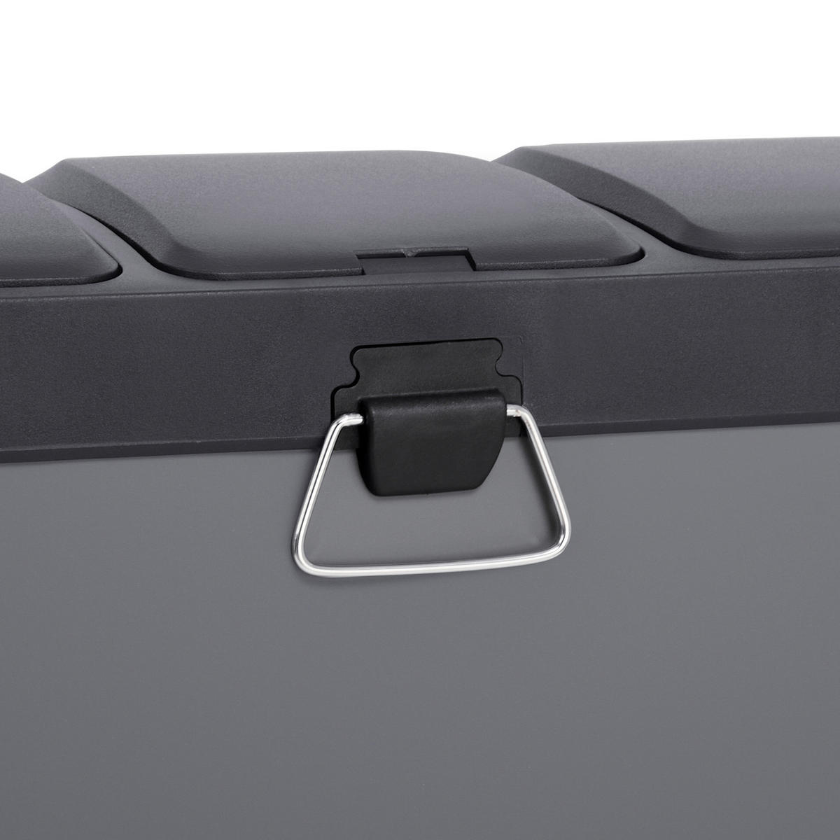 TRETMÜLLEIMER TC3X8 - Grau, Metall (47/38/28cm) - SVITA