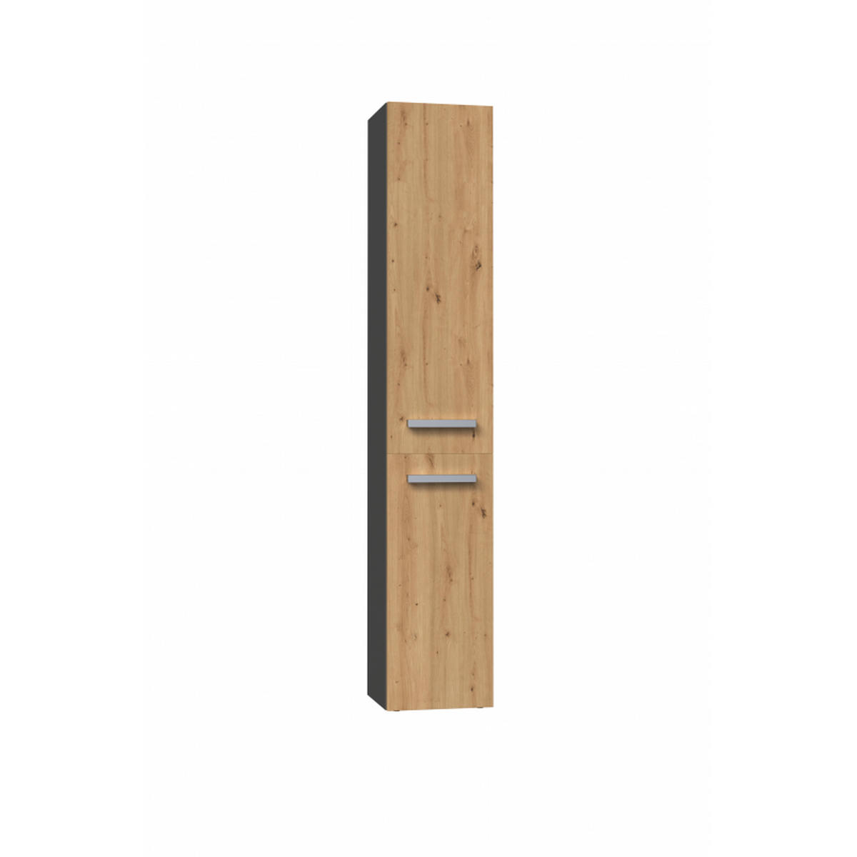 SKRIŇA kúpeľňová - antracitová, kompozitné drevo (31/174/30cm) - RAUMHIRSCH FURNITURE