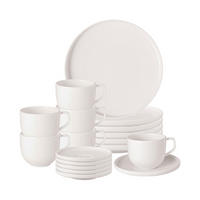 KAFFEESERVICE Afina weiß 18er Set - Weiß, Keramik (1/1/1cm) - Villeroy & Boch
