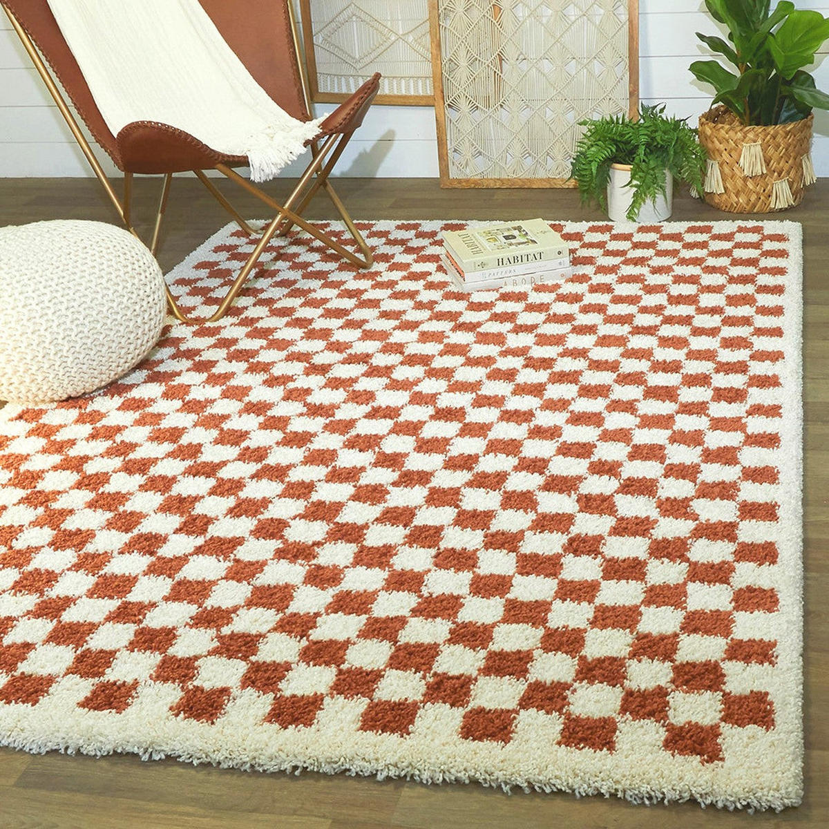 TEPPICH Hochflor, weich terracotta - Terracotta, Textil (200/290cm) - AFK Living
