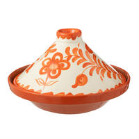TAJINE GRANADA PATTERN - Töpferei - Orange - Multicolor, Keramik (20cm) - J-Line