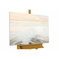 ACRYLBILD HANDGEMALT 100/75 cm - Beige, Holz/Textil (1.68/75cm) - KUNSTLOFT