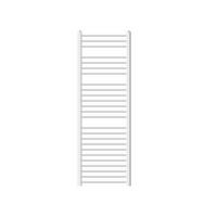 BADHEIZKÖRPER Sahara 500x1500 mm Weiß gebogen mit Seitenanschluss - Weiß, Metall (50/150/5cm) - LuxeBath
