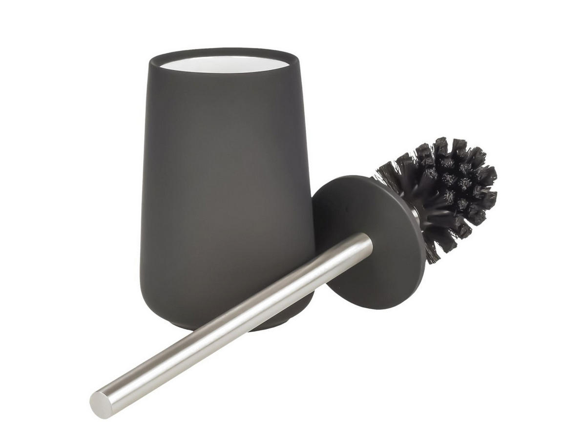 BAD ACCESSOIRES SET Nova 3tlg. black (schwarz) - Schwarz, Kunststoff (23/29/23cm) - Zone Denmark