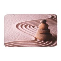 BADTEPPICH Zen 50 x 80 cm - Braun, Textil (50/80cm) - Sanilo