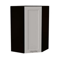 HÄNGESCHRANK Oslo W4/10/60 Schwarz / Weiß Matt 60 / 60 / 96cm - Schwarz/Weiß, Holz/Holzwerkstoff (60/96/60cm) - Feldmann-Wohnen