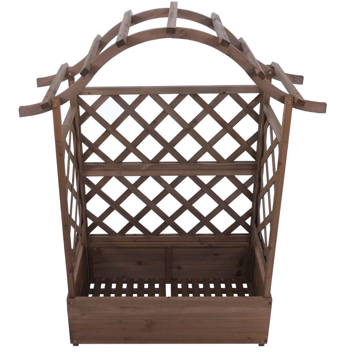 HOCHBEET 138x110x44cm Braun - Braun, Holz (110/138/44cm) - PROREGAL