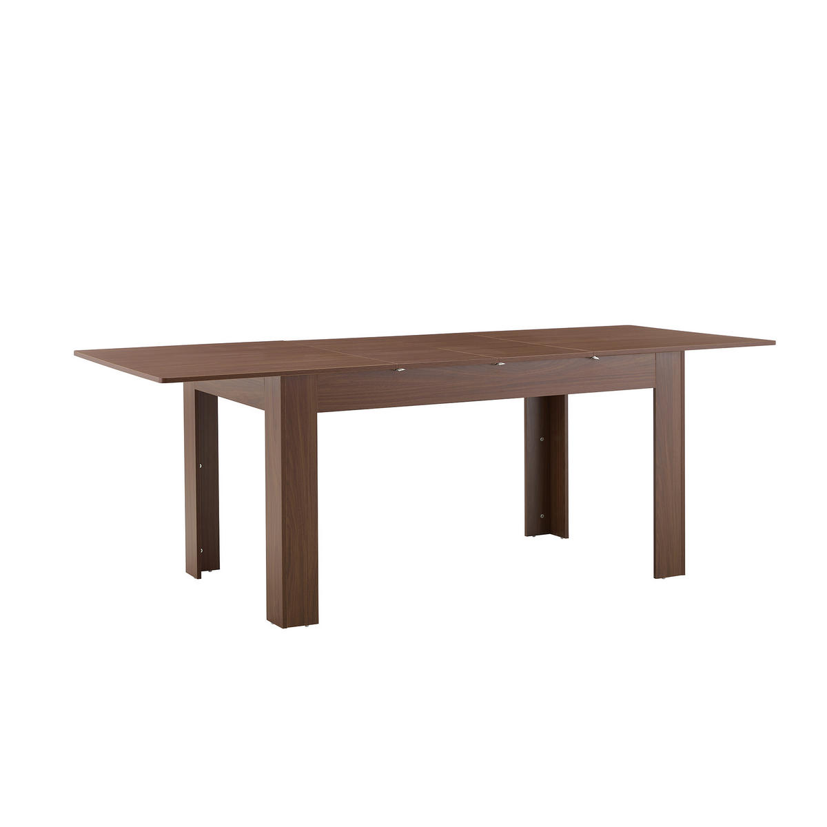 AUSZIEHTISCH Nussbaumfarben 220/88.5/77 cm - Walnussfarben, Holz (88.5/220/77cm) - PANGIVO
