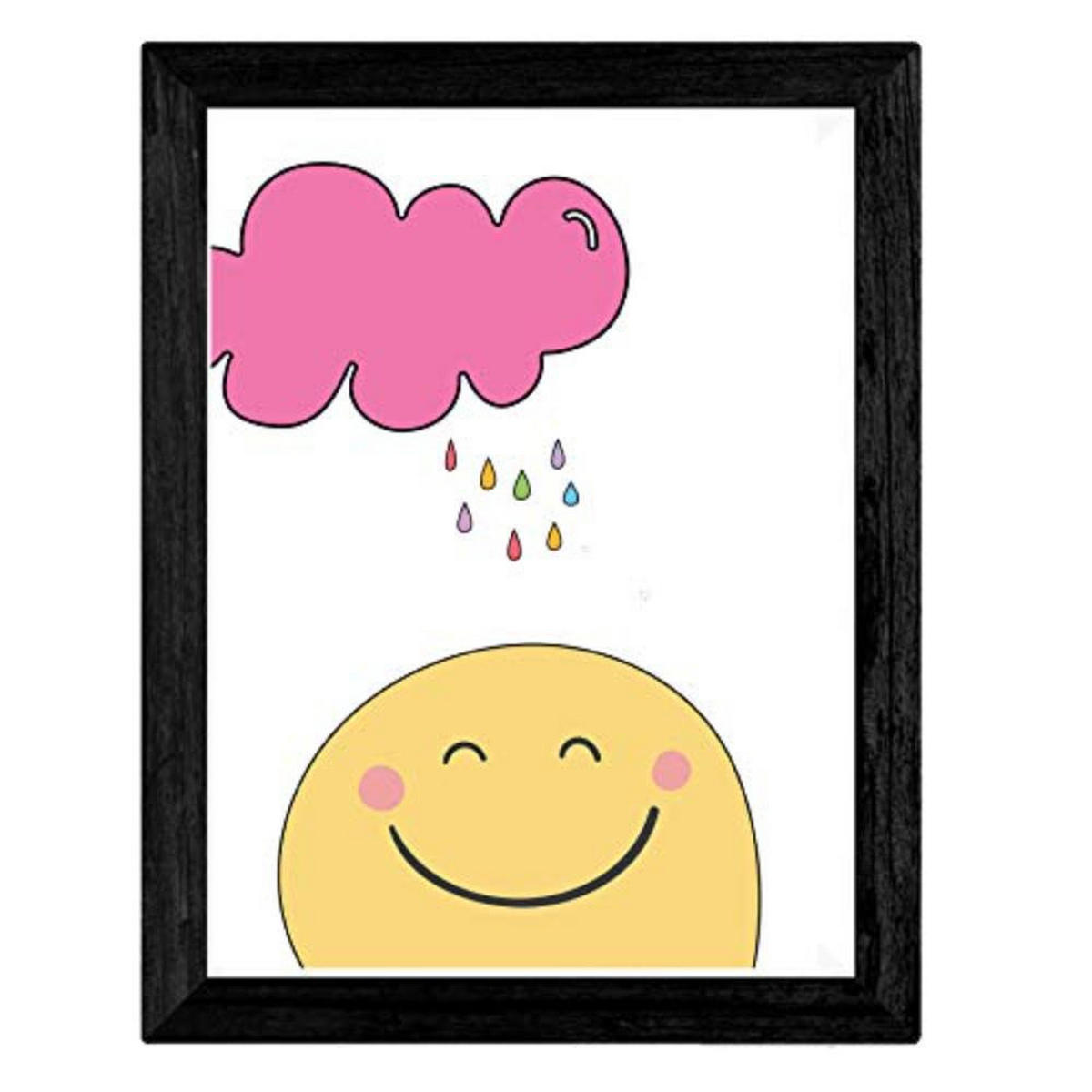 POSTER Set mit 4 Kindermeldungen A4 Rahmenlos - Klar, Papier (29.7/3cm) - Nacnic