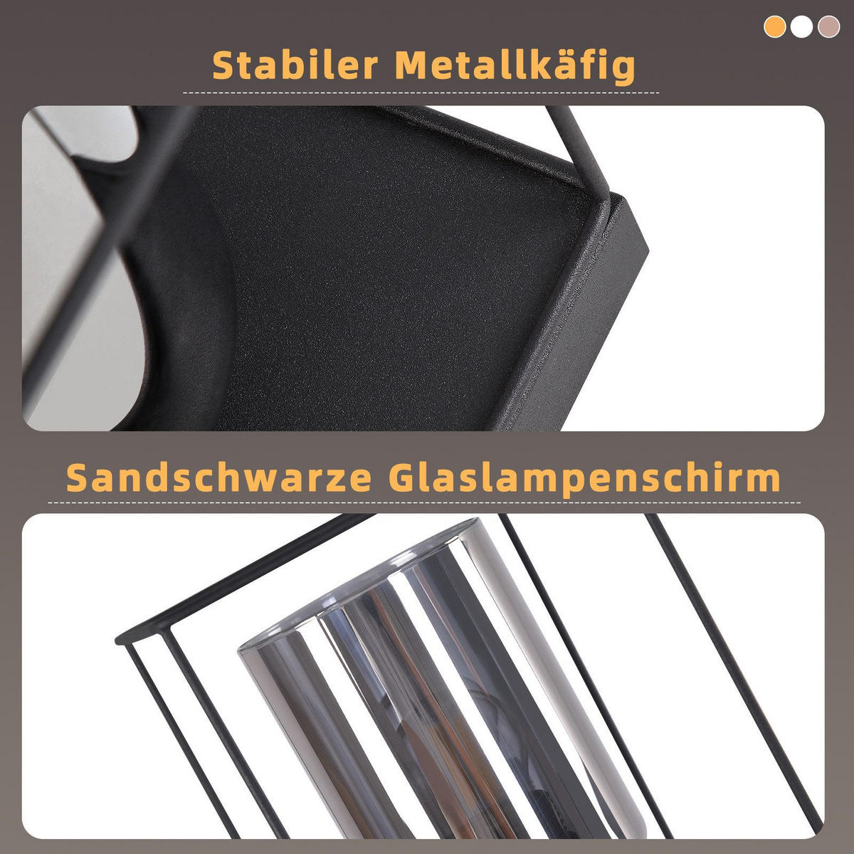 DECKENLEUCHTE Lawler 15/15/20cm - Schwarz, Metall (15/15/20cm) - Nettlife