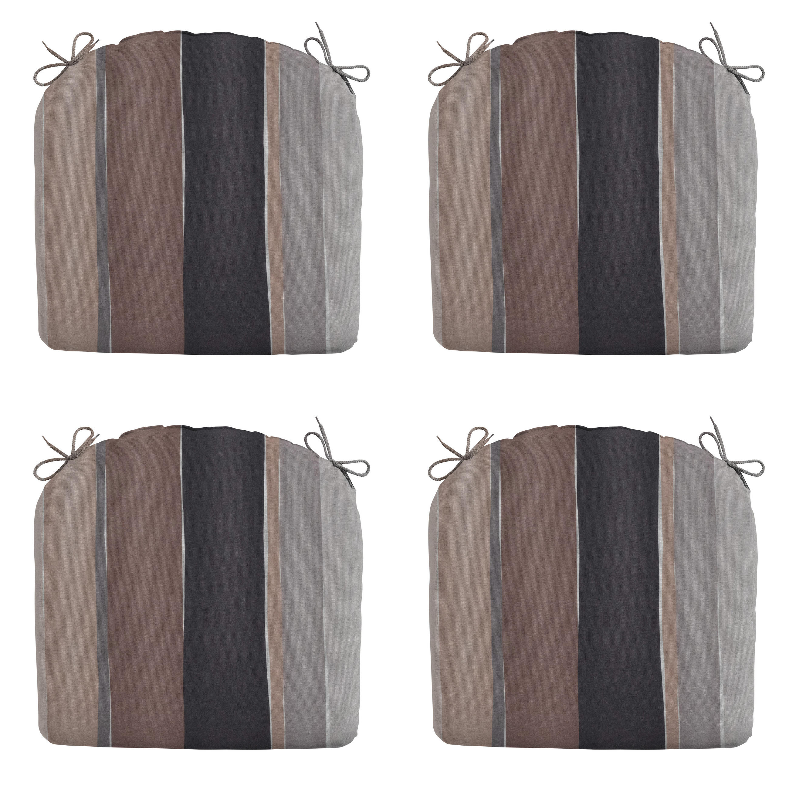 SITZKISSEN Nox - Mehrfarbig - 46/48/4,5 cm - 4er-Set - Multicolor, Textil (48/4/46cm) - Madison