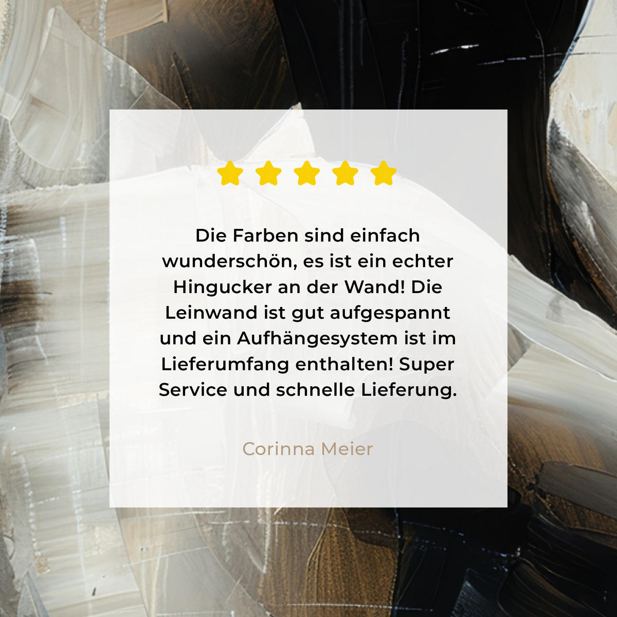 LEINWANDBILD Abstrakt - Liebe - Schwarz und weiß - Modern 50x50 cm - Schwarz, Textil (50/50cm) - MuchoWow