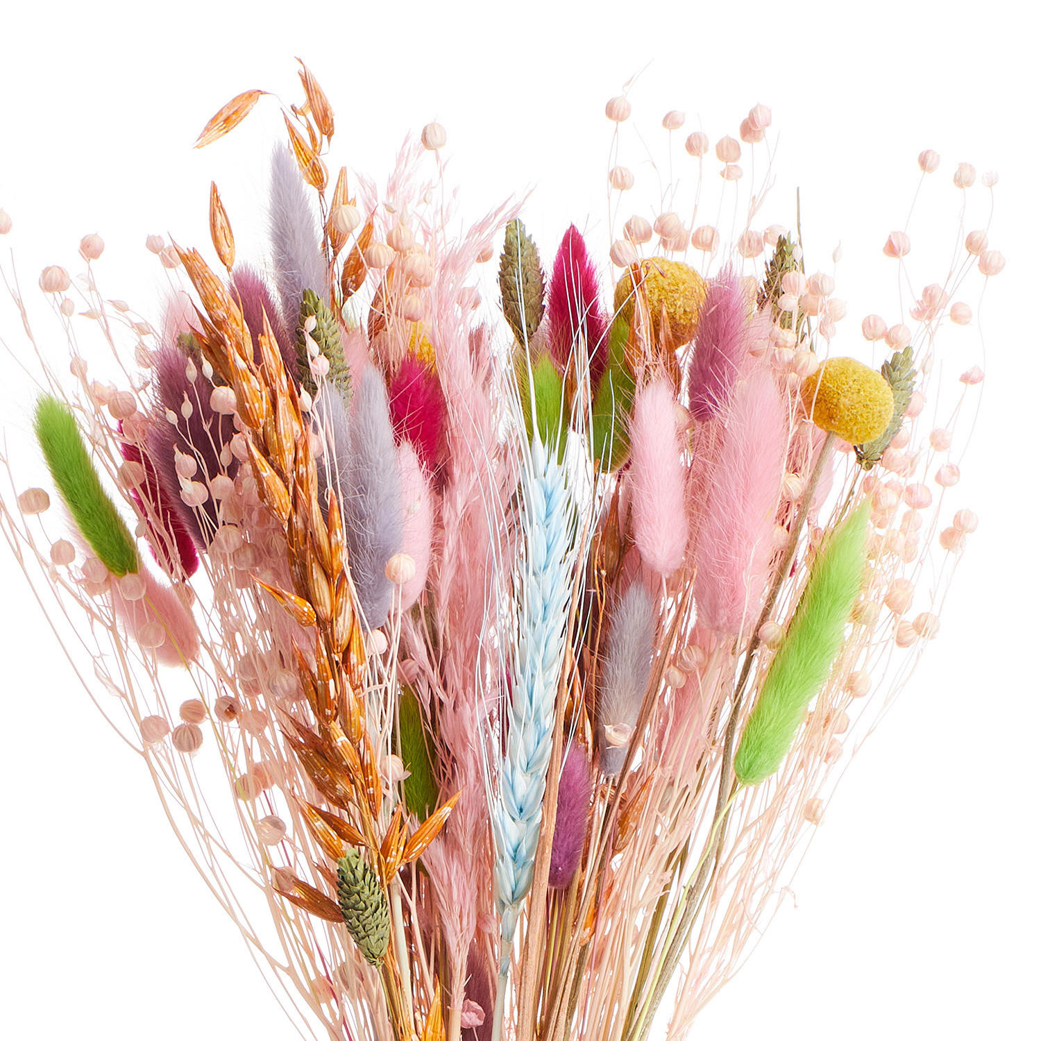 TROCKENBLUMENSTRAUSS Flower Market - Multicolor, Naturmaterialien (38cm) - Butlers