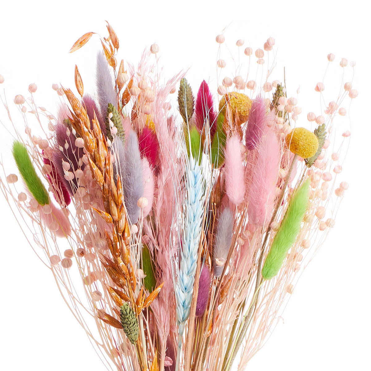 BLUMENSTRAUSS (6er Set) Flower Market - Multicolor, Naturmaterialien (38cm) - BUTLERS