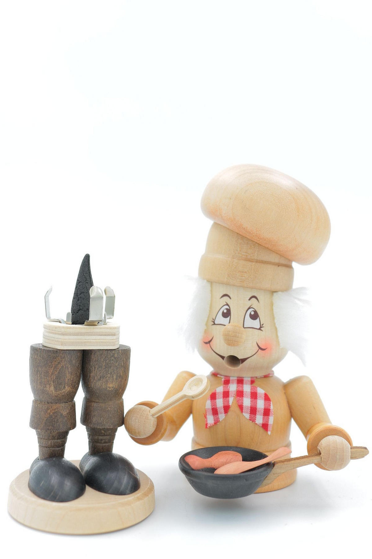 RAUCHFIGUR Wichtel m. Fuss Koch 16,5 cm - Multicolor, Holz (9/16.5/0.1cm)