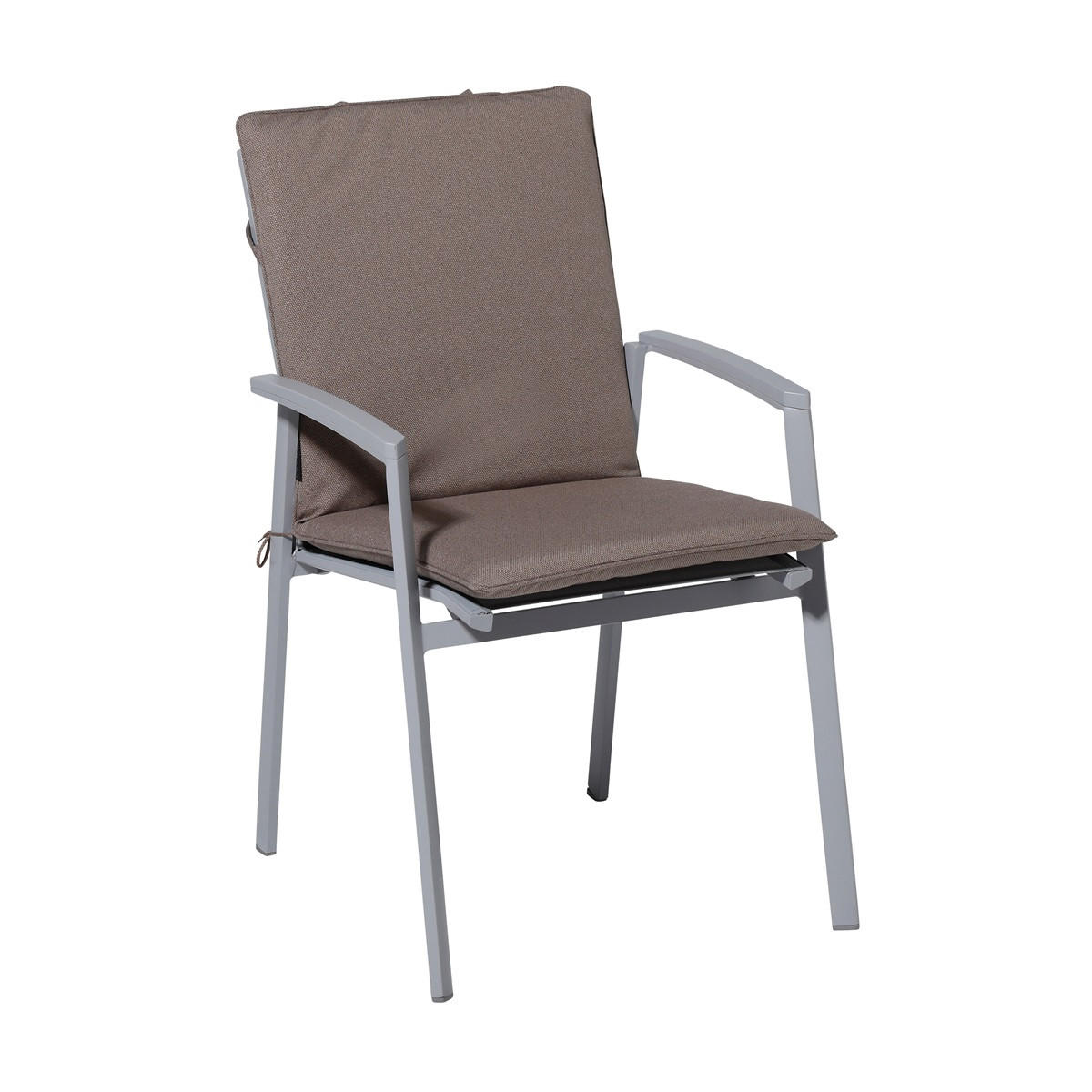 GARTENSTUHLKISSEN Manchester 97/49 cm 4er-Set - Taupe, Textil (49/6/97cm) - Madison