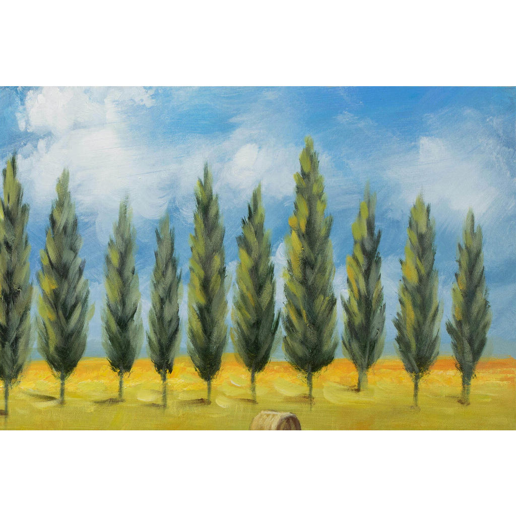 Thumbnail - Kunstloft Acrylbild, Grün, Beige, Textil, Holz, 90x60 cm, Bilder und Zubehör, Wandbilder, Leinwandbilder