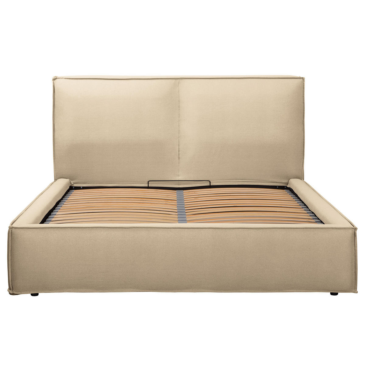 POLSTERBETT - Beige, Textil (160/200cm) - home24