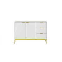 KOMMODE Austin 40/100,4/150 - Goldfarben/Weiß, Holzwerkstoff (40/100/150cm) - RAUMHIRSCH FURNITURE