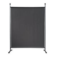 PARAVENT 1-tlg. 150x190 cm Grau - Grau, Metall (150/190cm) - QUICK STAR