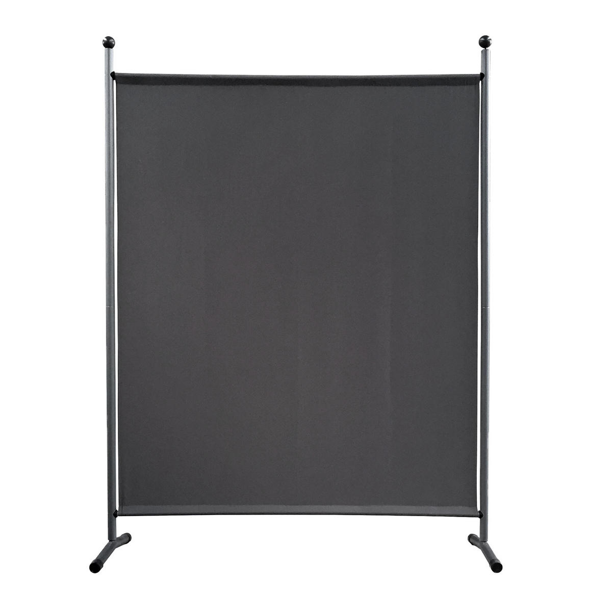 PARAVENT 1-tlg. 150x190 cm Grau - Grau, Metall (150/190cm) - QUICK STAR