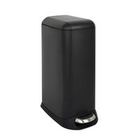 MÜLLEIMER TS20 20l Schwarz - Schwarz, Metall (23.5/55.5/42cm) - SVITA