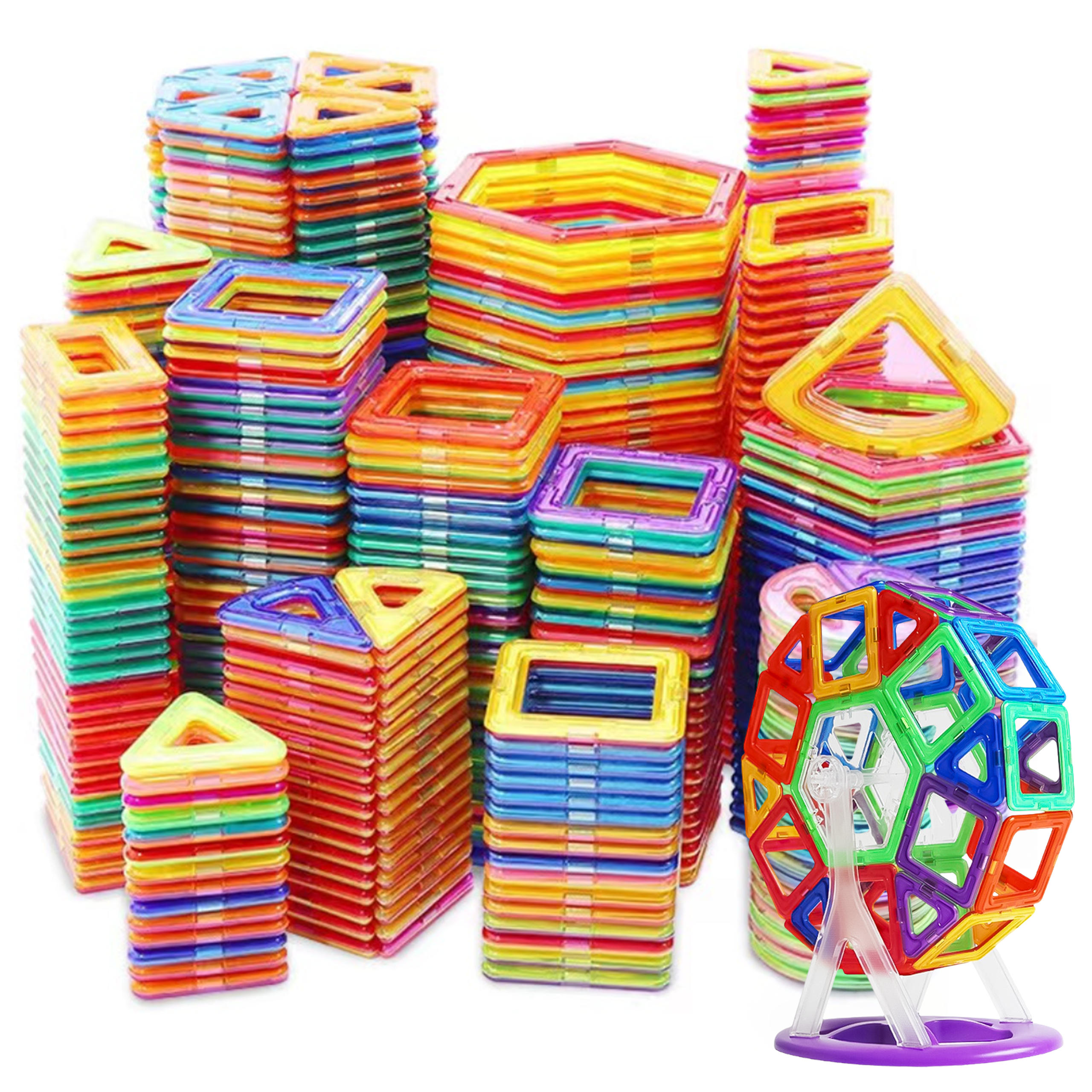 MAGNETISCHE BAUSTEINE 118 Teile - Multicolor, Kunststoff (5/5cm) - KRUMAD