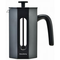 TEE-/ Kaffezubereiter Schwarz 8/8/18 cm KB7677 - Schwarz, Metall (8/18/8cm) - Klausberg 