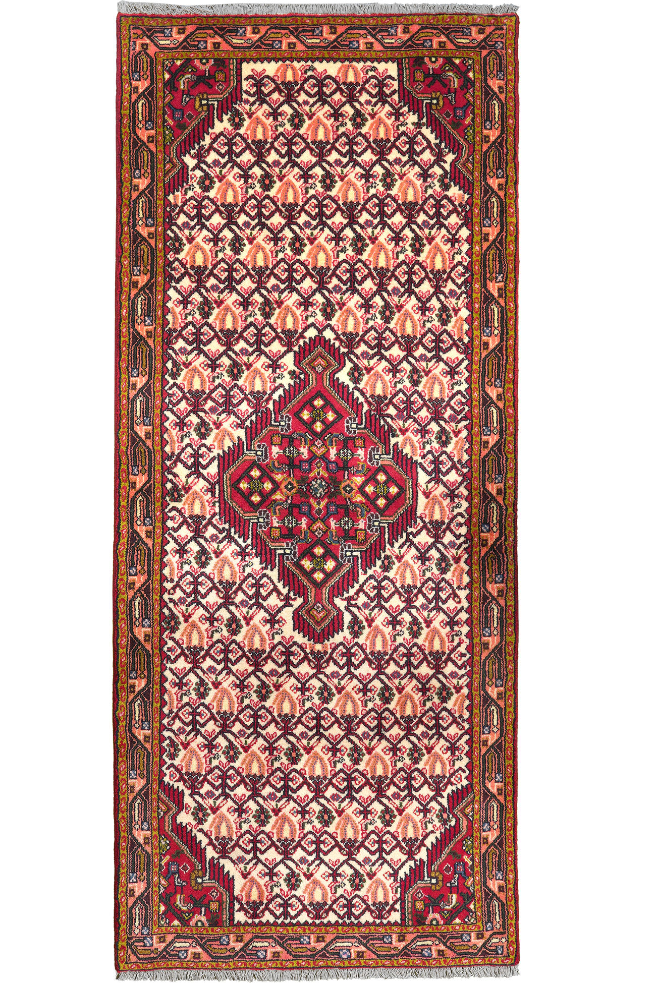 TEPPICH Assadabad Mehrfarbig 195/81 cm Schurwolle - Multicolor, Textil (81/195cm) - Looma