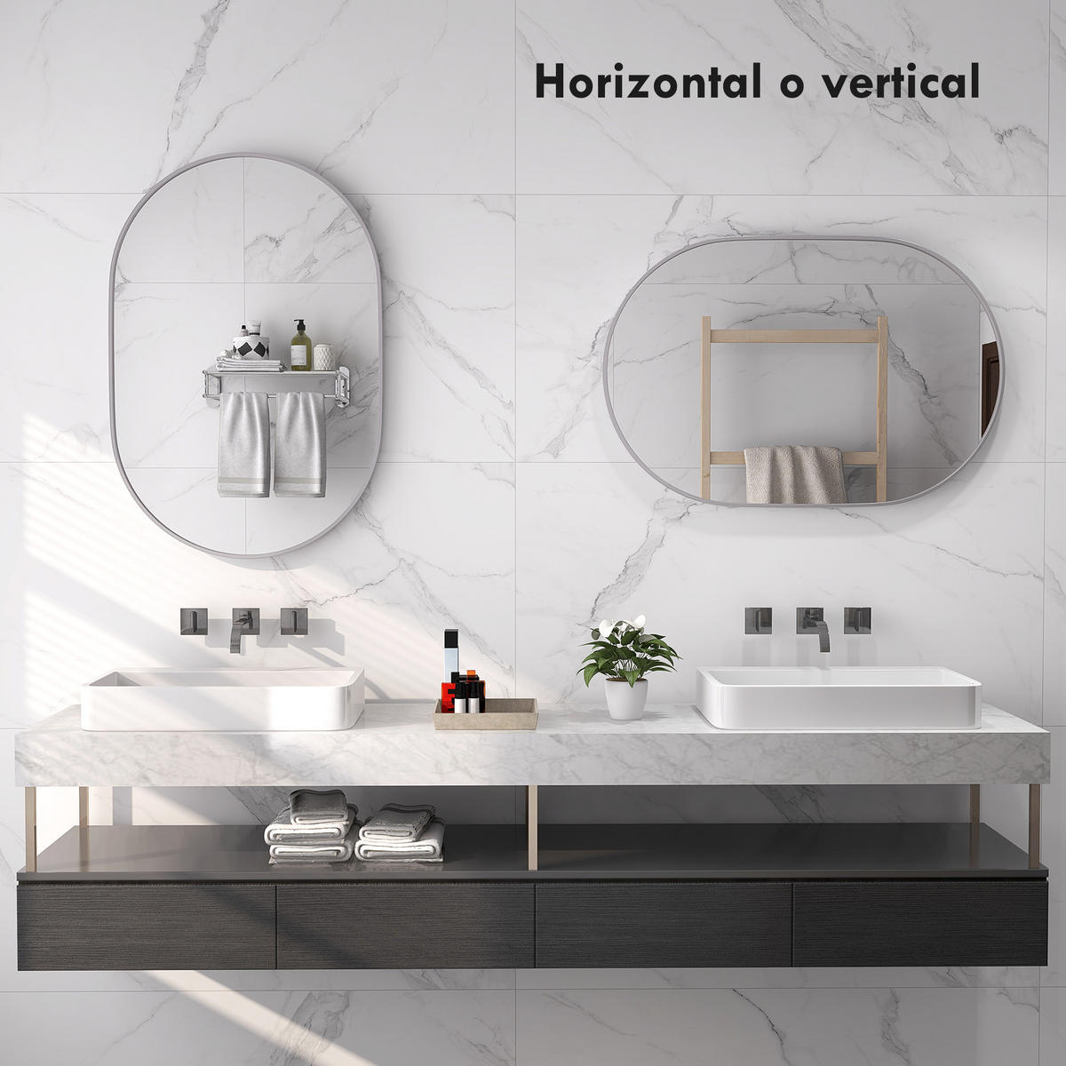 BADSPIEGEL ,dekorativer Wandspiegel mit Aluminiumrahmen für Wohnzimmer, 60 x 90 cm, Silber - Silberfarben, Glas (60/3/90cm) - Vallsero