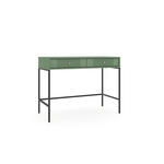 SCHMINKTISCH Dunkelgrün  - Dunkelgrün/Schwarz, Design, Holzwerkstoff/Metall (104,2/50/79cm) - Xora