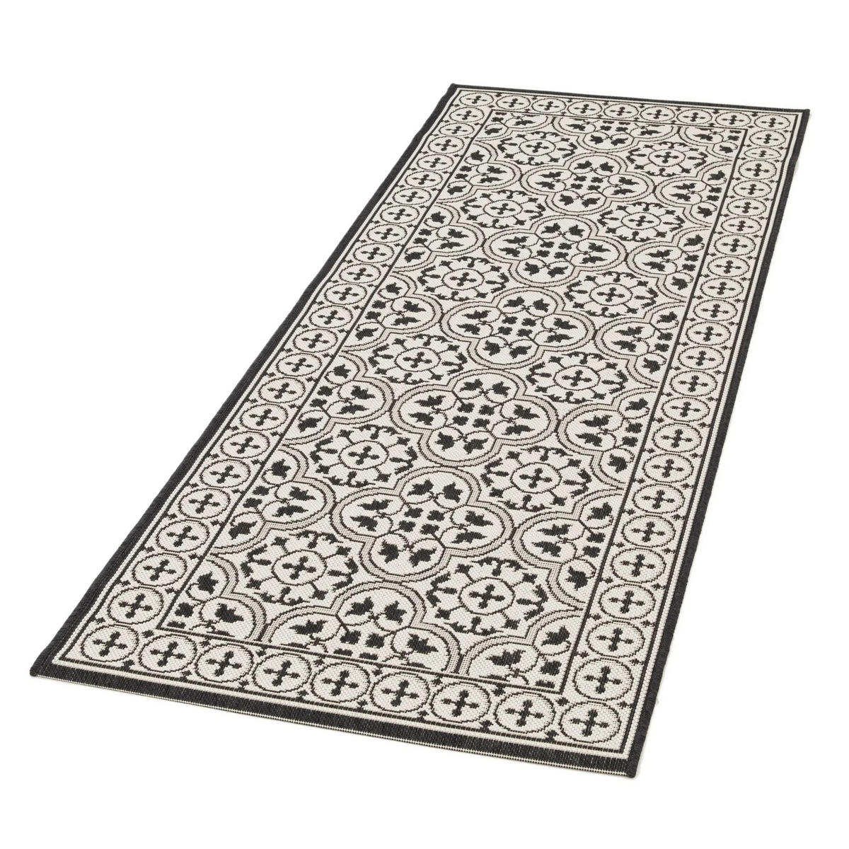 TEPPICH für den Innenkorridor im Freien schwarz - Schwarz, Textil (80/200cm) - AFK Living