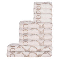 HANDTUCH Unisex Beige Baumwolle 10er Pack - Creme, Textil (200/135cm) - Joop!