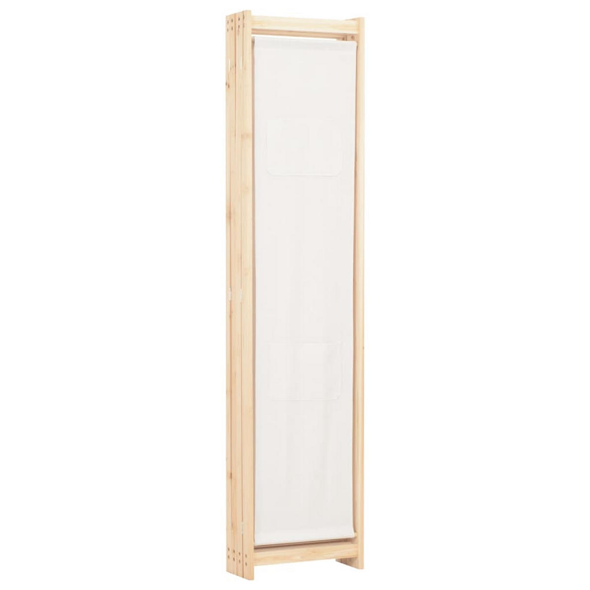 RAUMTEILER 4-Teiliger Cremecreme 160/170/4 Cm Stoff - Creme, Textil (160/170/4cm) - vidaXL