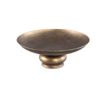 SCHALE Luciene Gold 38/38/14.5cm - Goldfarben, Metall (14.5cm) - PTMD Collection