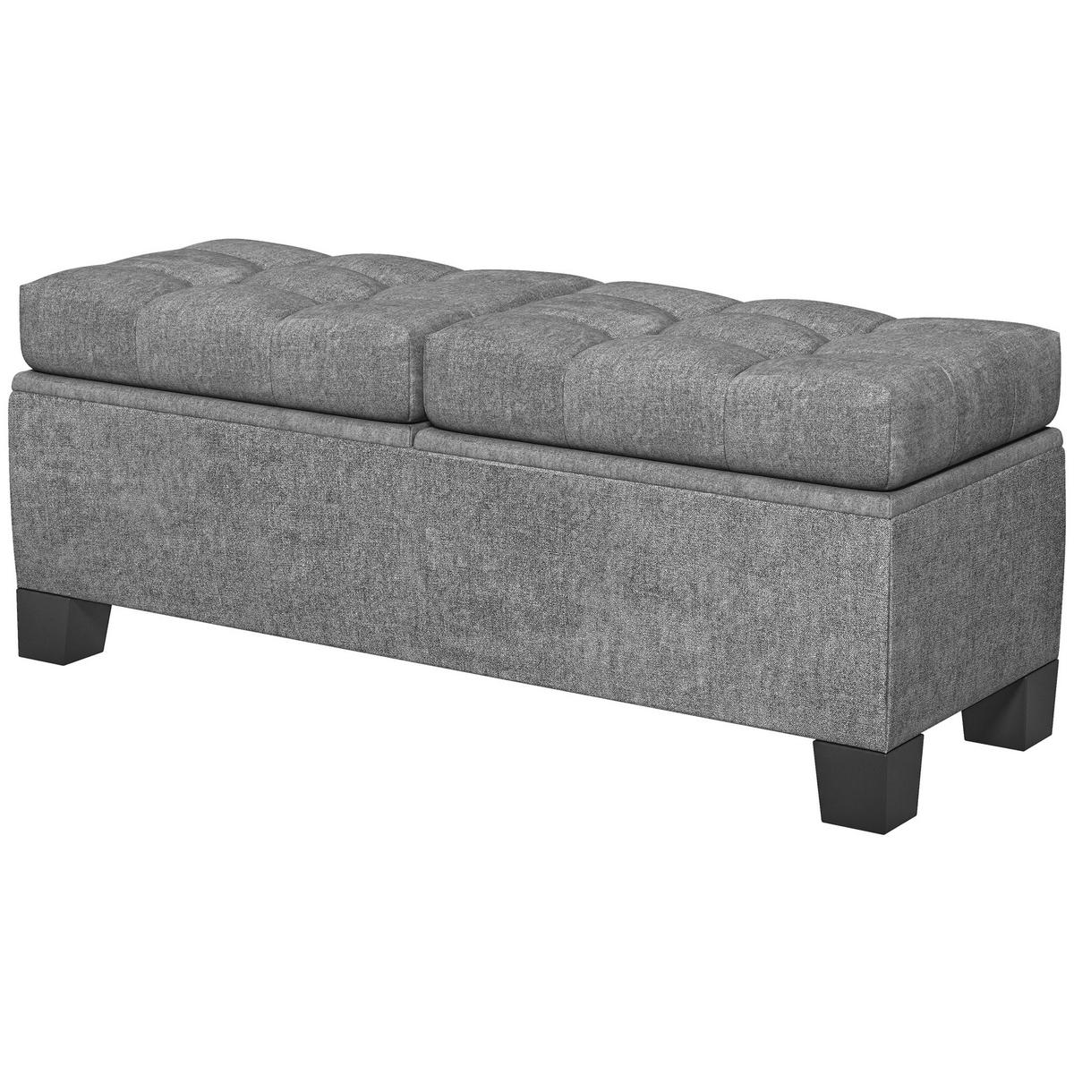 SITZBÄNKE Grau 1 Stück - Grau, Kunststoff (116/47/41cm) - GiPP
