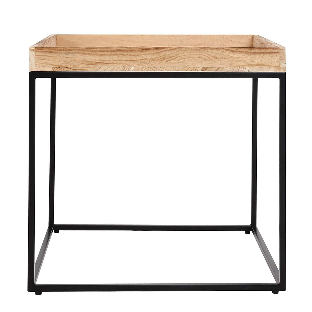 BEISTELLTISCH quadratisch Braun - Braun, Holz (60/60/60cm) - MCW