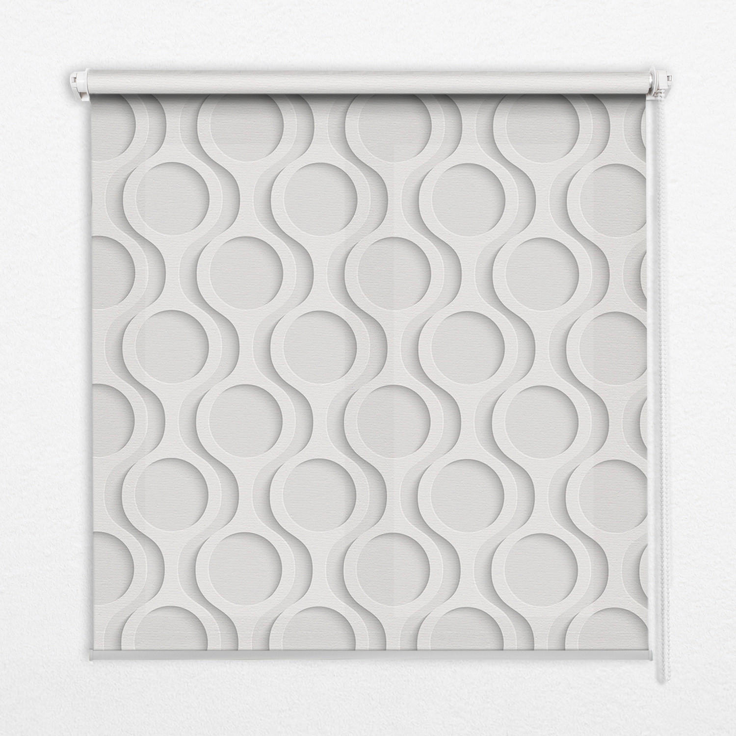 TULUP VNITŘNÍ roleta - okenní roleta - roleta - 130x140 cm - Kruh v kruhu