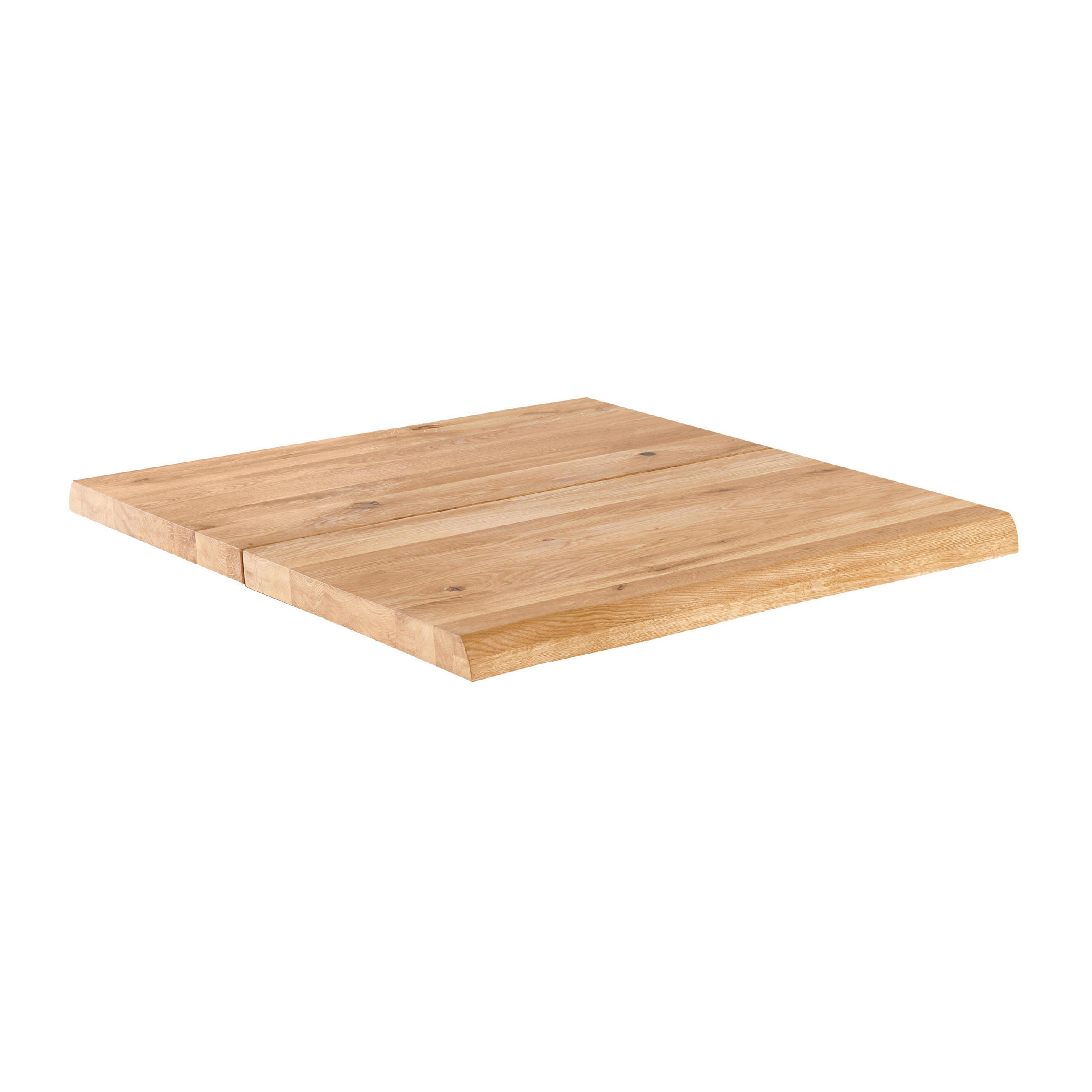 TISCHPLATTE 60 x 60 cm, Eiche - Braun, Holzwerkstoff (60/2/60cm) - Oviala